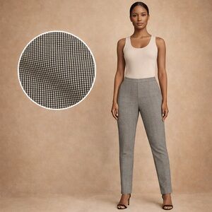 Forever 21 Black White Pattern Pants Modern Minimal Chic Work Style 29